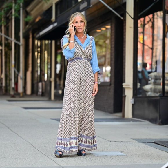 Cotton Candy Dresses & Skirts - And Just Like That Sex & the City Cotton Candy LA Boho Maxi Dress S